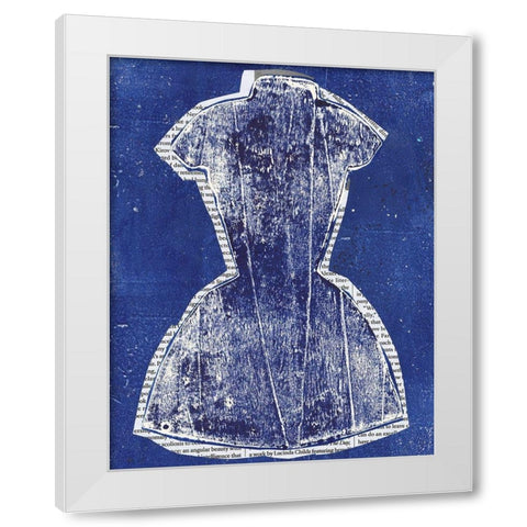 Formal White Modern Wood Framed Art Print by Combs, Joyce