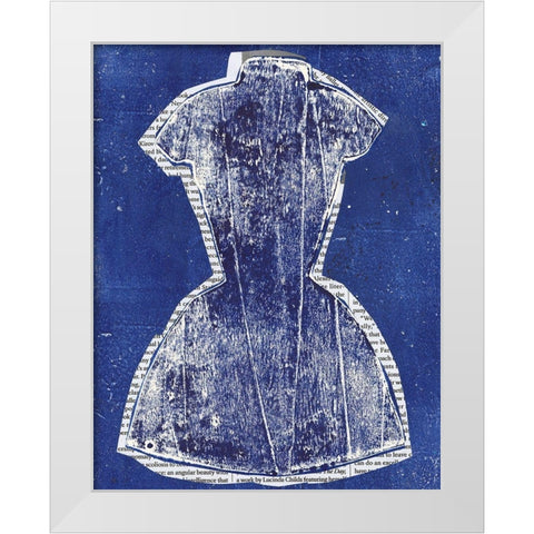 Formal White Modern Wood Framed Art Print by Combs, Joyce