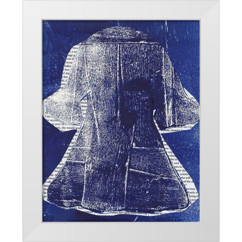 Angelica White Modern Wood Framed Art Print by Combs, Joyce