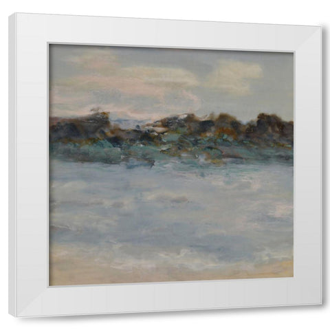 The Perilous Quest White Modern Wood Framed Art Print by Shanti, Shima