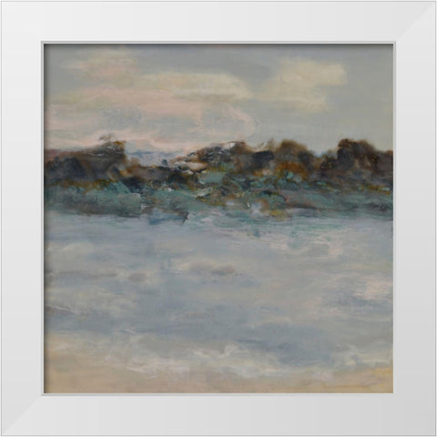 The Perilous Quest White Modern Wood Framed Art Print by Shanti, Shima