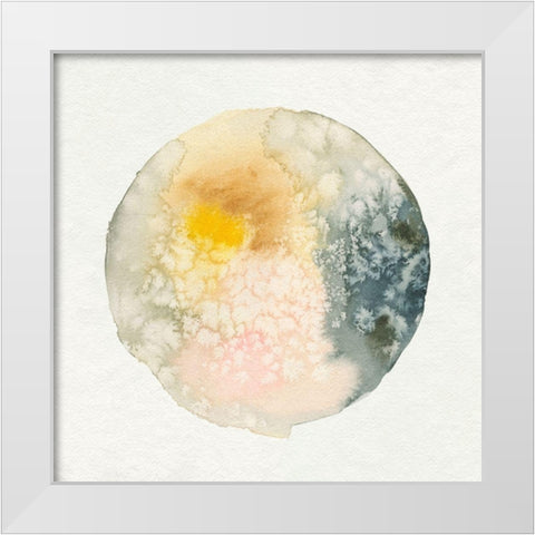 Cosmic View III White Modern Wood Framed Art Print by Caroline, Emma