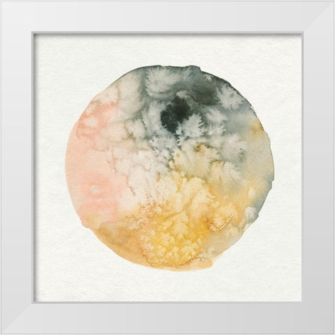 Cosmic View IV White Modern Wood Framed Art Print by Caroline, Emma