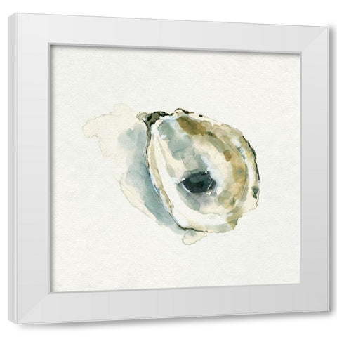 Old Salt Shell I White Modern Wood Framed Art Print by Caroline, Emma