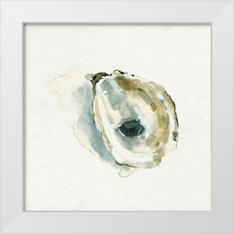 Old Salt Shell I White Modern Wood Framed Art Print by Caroline, Emma