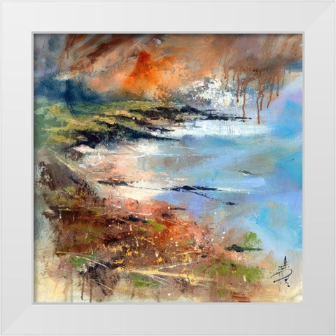Nevern Lights I White Modern Wood Framed Art Print by Doyle, Anne Farrall