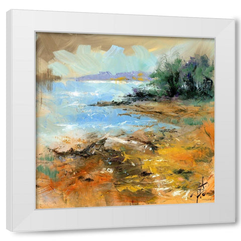Nevern Lights II White Modern Wood Framed Art Print by Doyle, Anne Farrall