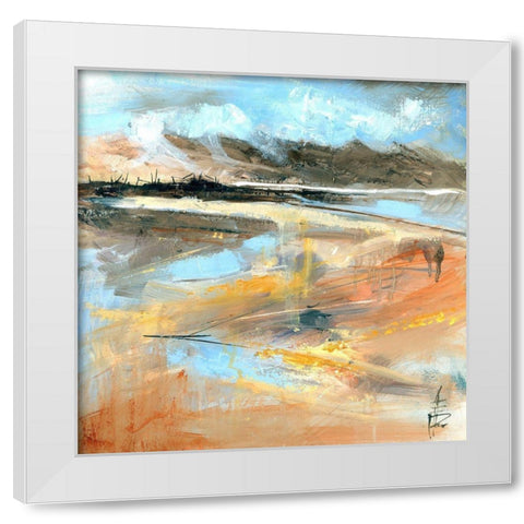 Nevern Lights IV White Modern Wood Framed Art Print by Doyle, Anne Farrall