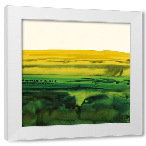 Melted Stratum II White Modern Wood Framed Art Print by Popp, Grace