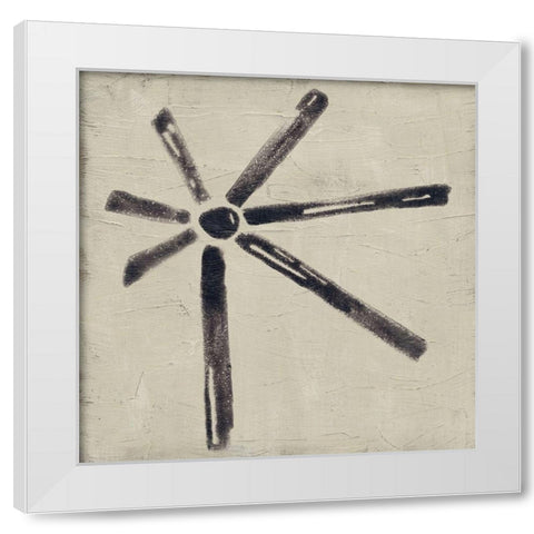 The Seven Principles VI White Modern Wood Framed Art Print by Vess, June Erica