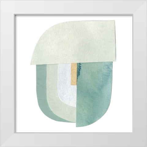 Morningtide III White Modern Wood Framed Art Print by Caroline, Emma