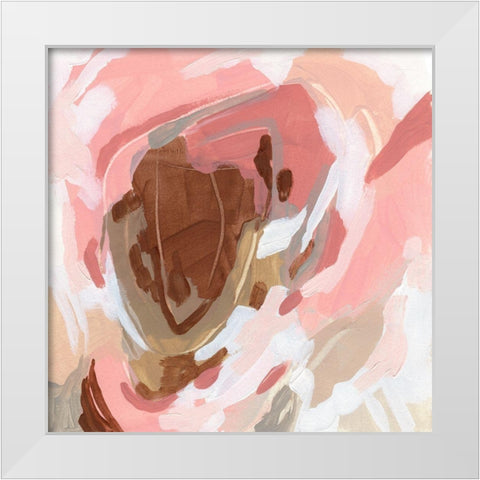 Petal Prism I White Modern Wood Framed Art Print by Vess, June Erica