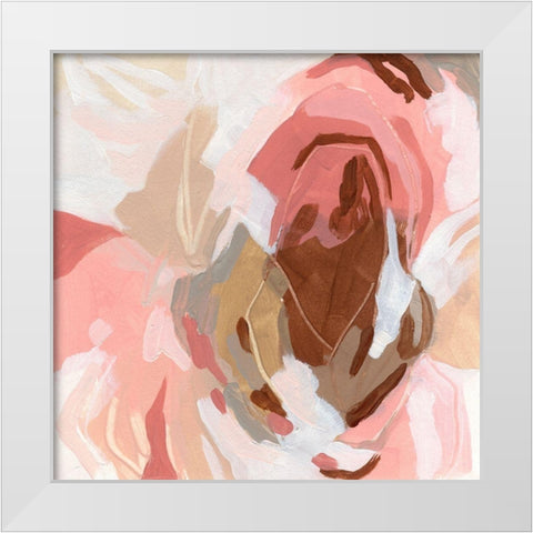 Petal Prism II White Modern Wood Framed Art Print by Vess, June Erica