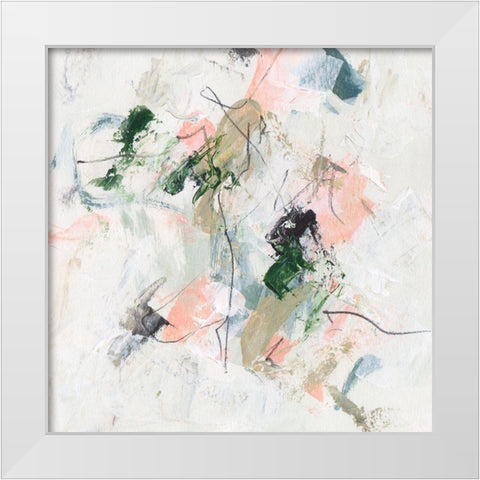 Approaching Spring I White Modern Wood Framed Art Print by Wang, Melissa