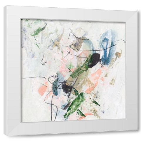 Approaching Spring II White Modern Wood Framed Art Print by Wang, Melissa