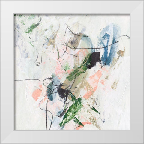 Approaching Spring II White Modern Wood Framed Art Print by Wang, Melissa