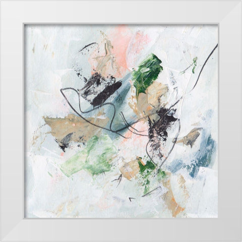 Approaching Spring III White Modern Wood Framed Art Print by Wang, Melissa