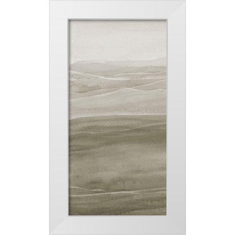 Foggy I White Modern Wood Framed Art Print by Ludwig, Alicia