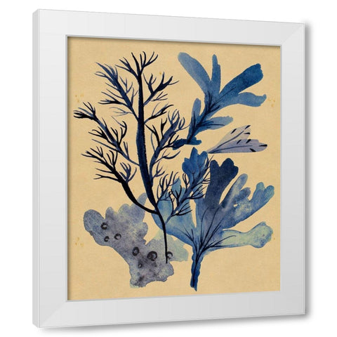 Underwater Forest I White Modern Wood Framed Art Print by Wang, Melissa