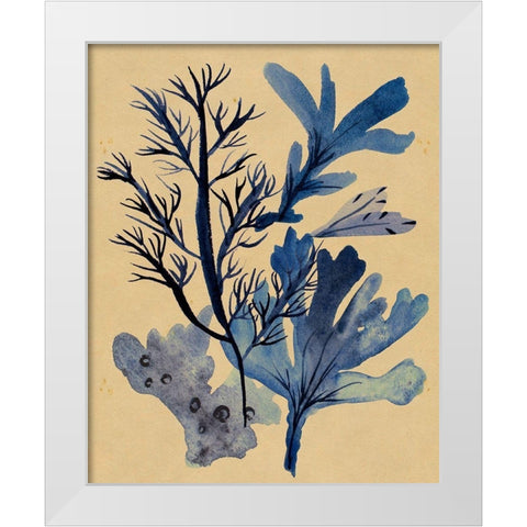 Underwater Forest I White Modern Wood Framed Art Print by Wang, Melissa