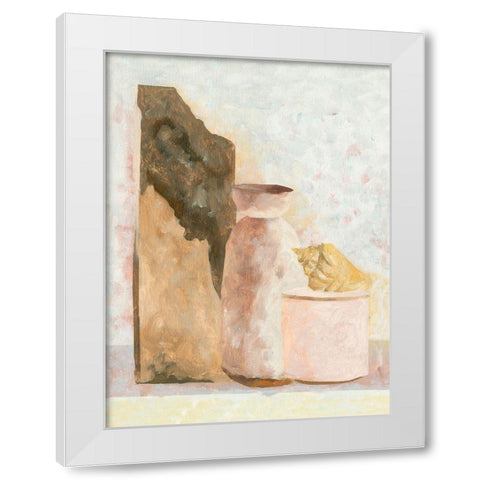 Table Top Stills II White Modern Wood Framed Art Print by Wang, Melissa