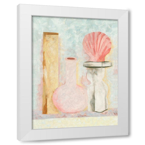 Table Top Stills V White Modern Wood Framed Art Print by Wang, Melissa