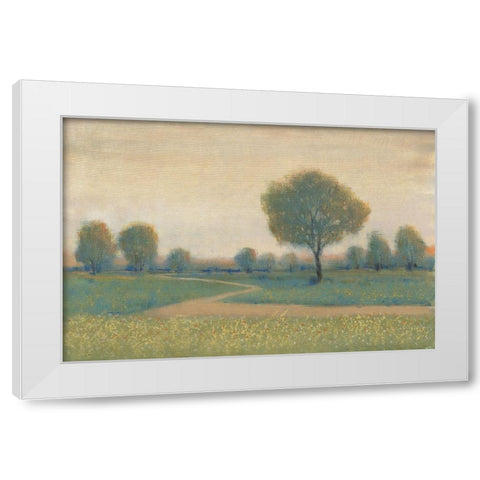 Path at Sunset II White Modern Wood Framed Art Print by OToole, Tim