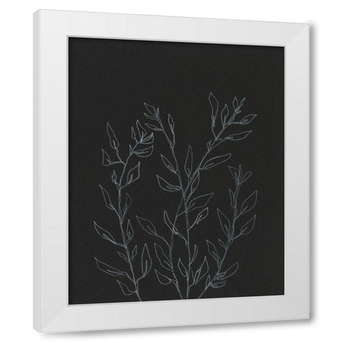 Simple Stalk I White Modern Wood Framed Art Print by Moore, Regina