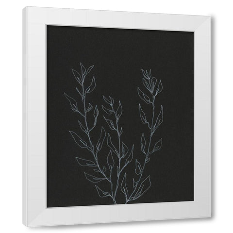 Simple Stalk II White Modern Wood Framed Art Print by Moore, Regina