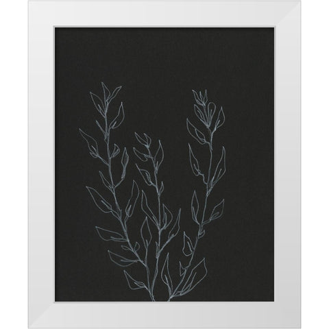 Simple Stalk II White Modern Wood Framed Art Print by Moore, Regina