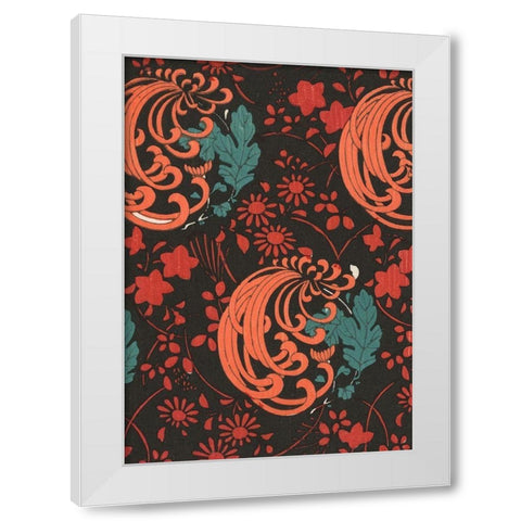 Japanese Graphic Design II White Modern Wood Framed Art Print by Furuya, Korin