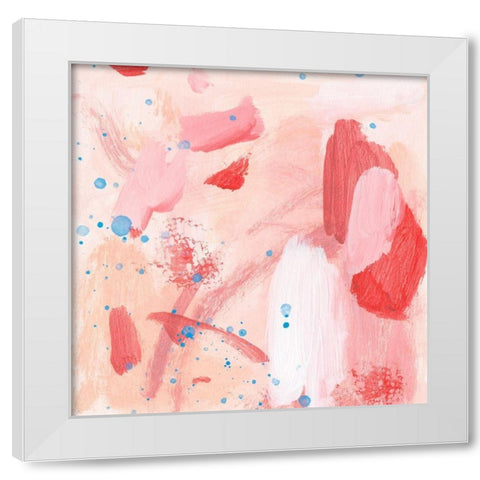 Pink Sky I White Modern Wood Framed Art Print by Wang, Melissa