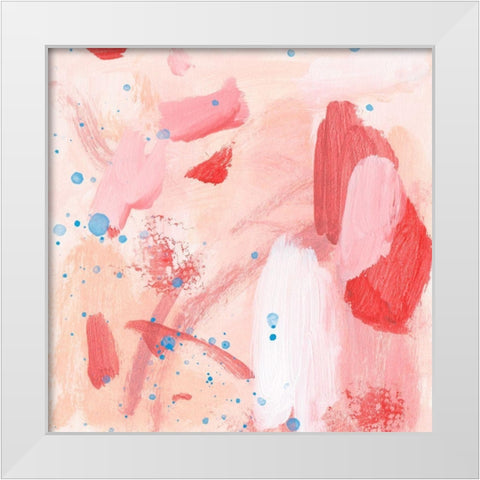 Pink Sky I White Modern Wood Framed Art Print by Wang, Melissa