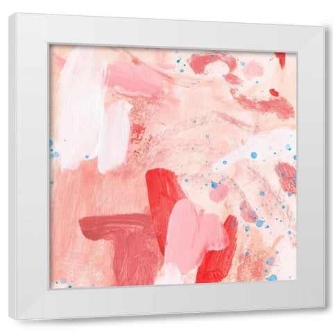 Pink Sky II White Modern Wood Framed Art Print by Wang, Melissa