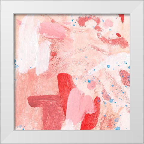 Pink Sky II White Modern Wood Framed Art Print by Wang, Melissa