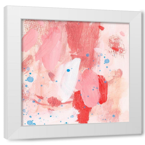 Pink Sky III White Modern Wood Framed Art Print by Wang, Melissa