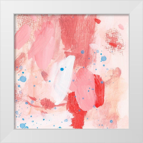 Pink Sky III White Modern Wood Framed Art Print by Wang, Melissa