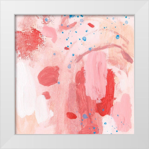 Pink Sky IV White Modern Wood Framed Art Print by Wang, Melissa