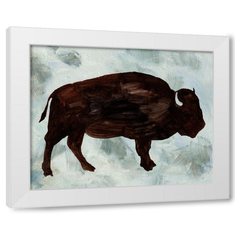 Echolocation I White Modern Wood Framed Art Print by Wang, Melissa