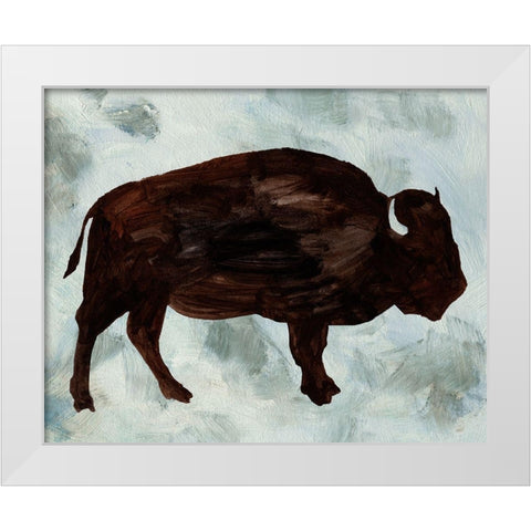 Echolocation I White Modern Wood Framed Art Print by Wang, Melissa