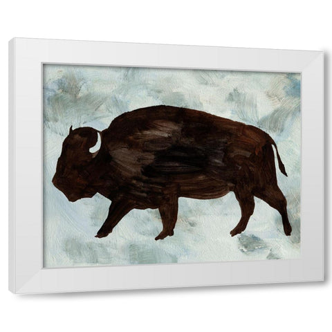 Echolocation II White Modern Wood Framed Art Print by Wang, Melissa