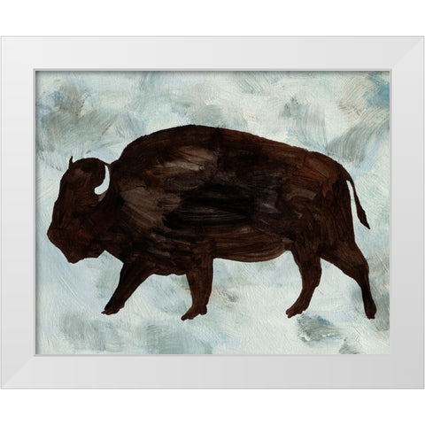 Echolocation II White Modern Wood Framed Art Print by Wang, Melissa