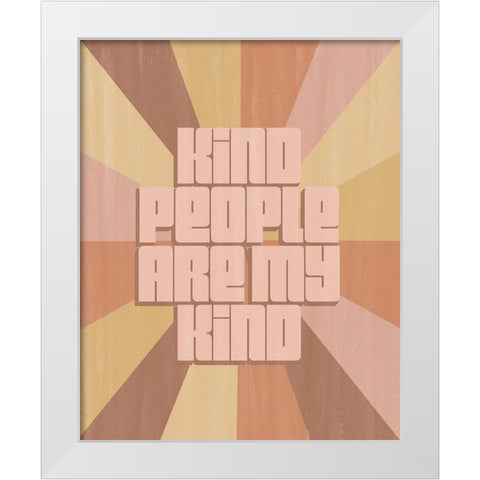 All Kinds II White Modern Wood Framed Art Print by Popp, Grace