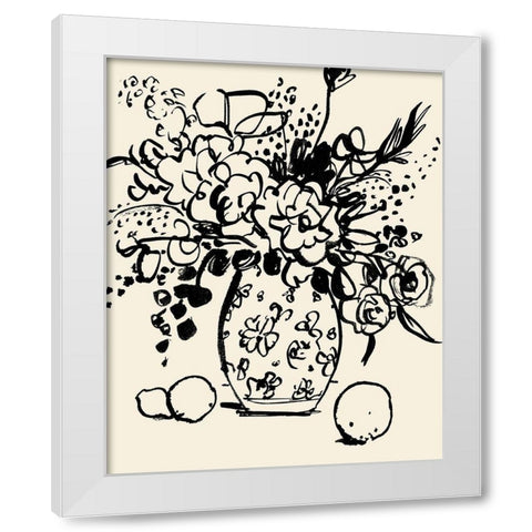 Matisses Muse Still Life II White Modern Wood Framed Art Print by Barnes, Victoria