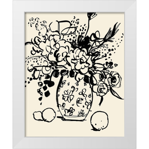 Matisses Muse Still Life II White Modern Wood Framed Art Print by Barnes, Victoria