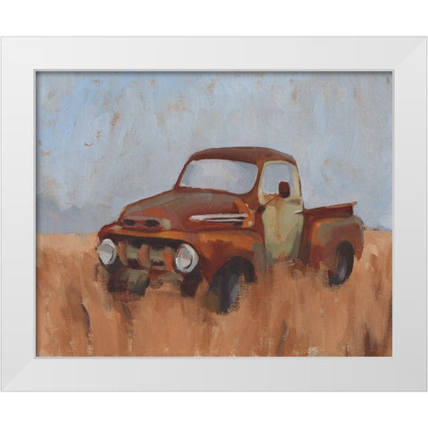 Farm Truck VI White Modern Wood Framed Art Print by Green, Jacob
