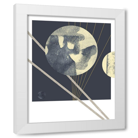 Planetary Weights I White Modern Wood Framed Art Print by Green, Jacob