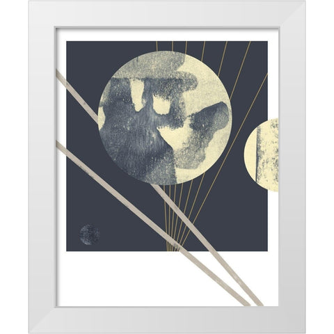 Planetary Weights I White Modern Wood Framed Art Print by Green, Jacob