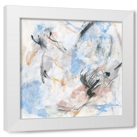 Surge I White Modern Wood Framed Art Print by Wang, Melissa