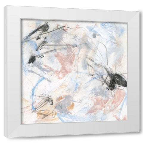 Surge II White Modern Wood Framed Art Print by Wang, Melissa